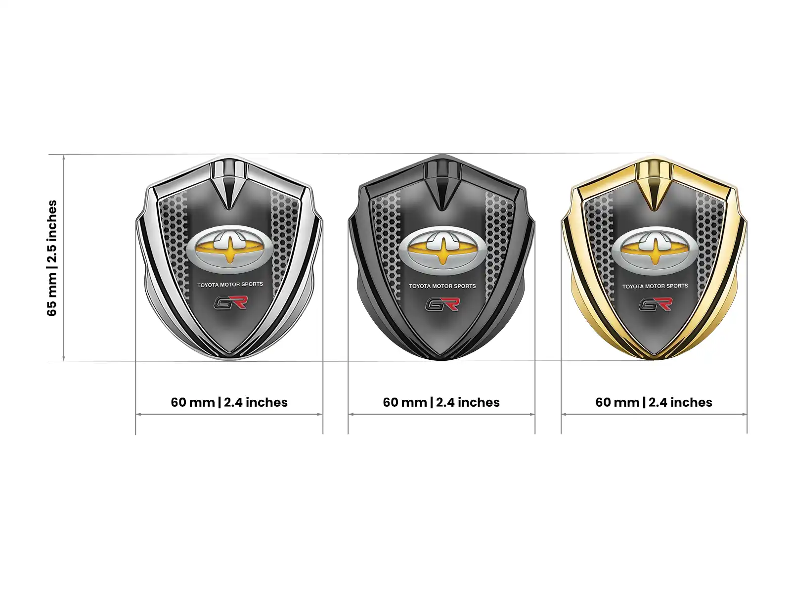 Toyota Custom Logo Badge Customizable Force Design